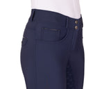 PresTeq rijbroek PerformNow Full Grip Navy