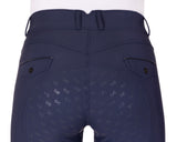 PresTeq rijbroek PerformNow Full Grip Navy