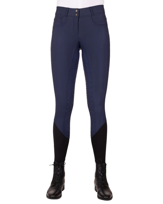 PresTeq riding breeches PerformNow Full Grip Navy