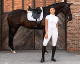 PresTeq rijbroek PerformNow Full Grip Wit