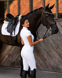 PresTeq rijbroek PerformNow Full Grip Wit