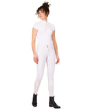 PresTeq rijbroek PerformNow Full Grip Wit