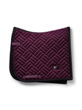Equestrian Stockholm Saddle Pad Modern Purple Night