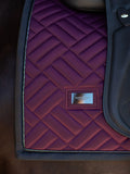 Equestrian Stockholm Saddle Pad Modern Purple Night