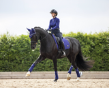 LeMieux Zadeldek Loire Classic Satin Ink Blue Dressuur