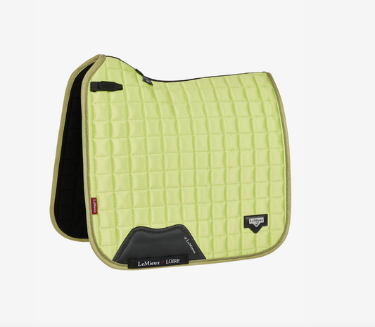 LeMieux Saddle Pad Loire Classic Dressage Square Kiwi