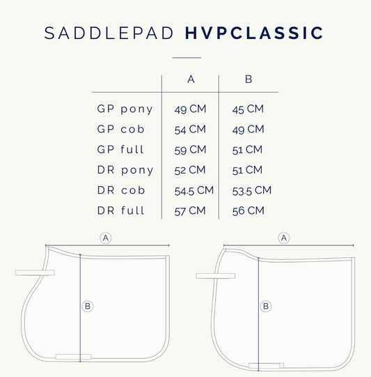 Zadeldek HVPClassic Navy