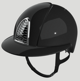 KEP Italia Cromo 2.0 Shine Schwarz Polo Kristalli Logo Chrom