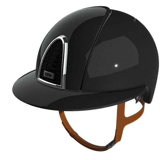 KEP Italia Cromo 2.0 Shine Polo Zwart Cognac Kinband