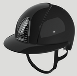 KEP Italia Cromo 2.0 Shine Zwart Polo Kristalli Logo Black Mirror