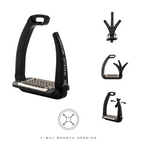 Acavallo stirrups REL-X Easy Black