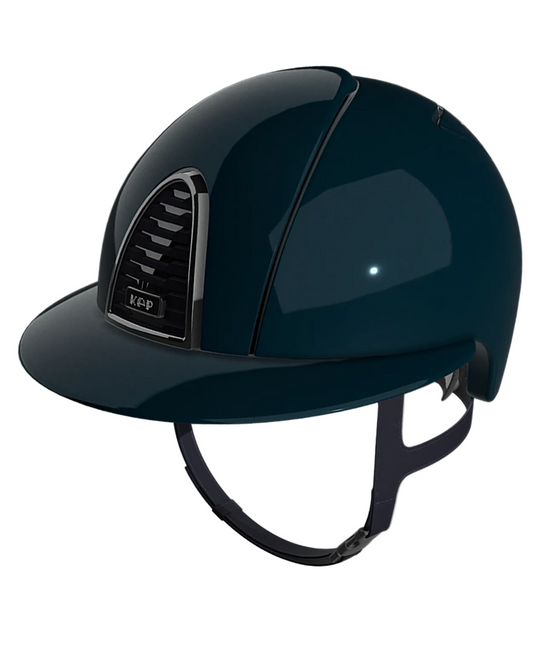 KEP Italia Cromo 2.0 Shine Blau Polo Kristalli Logo Black Mirror