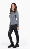 Baselayer Supersoft Donkerblauw Gemeleerd