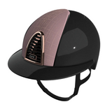 KEP Italia Cromo 2.0 Shine Schwarz Polo Kristalli Logo Rosé Pink Galassia