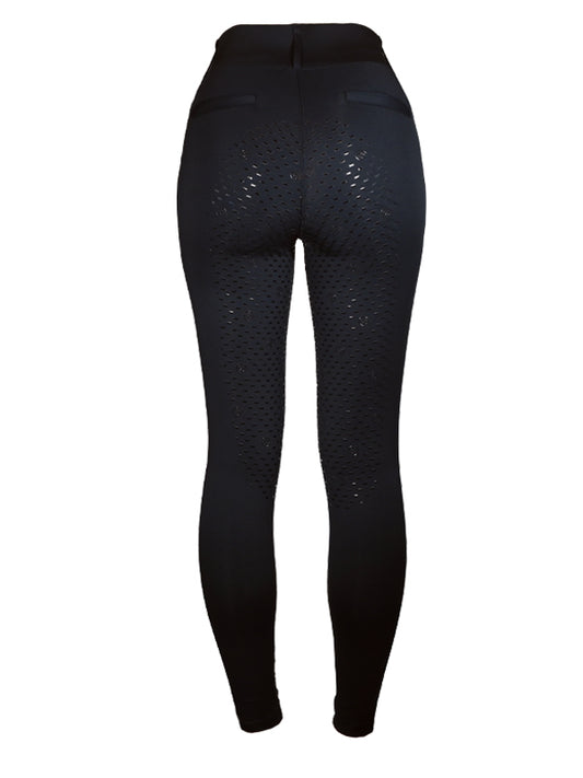 Equestrian Stockholm Compression Rijbroek All Black