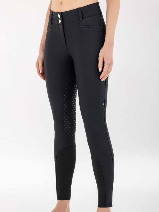 Rijbroek Equiline Full Grip Adellek Zwart