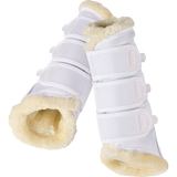 Eskadron Beenbeschermers Soft Mesh Fauxfur Wit
