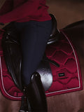 Equestrian Stockholm Saddle Pad Bordeaux