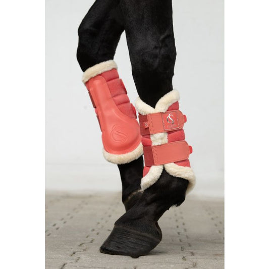 Eskadron Leg Protectors Soft Mesh Fauxfur Black