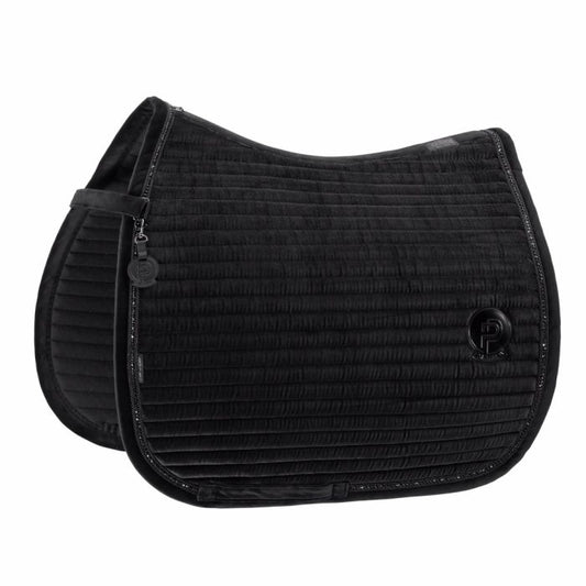 Eskadron Zadeldek Platinum Velvet Crystal Zwart