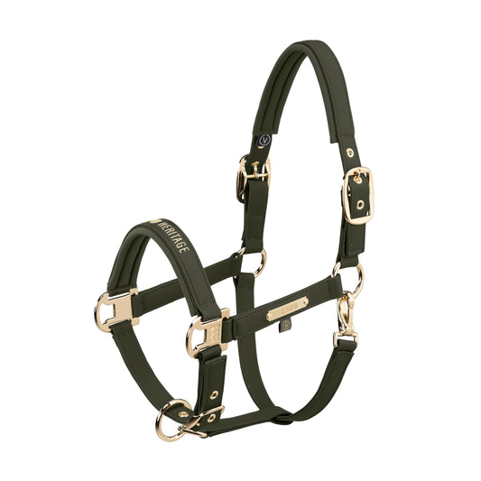 Eskadron Halster Faux Leather Double Pin Heritage Deep Moss