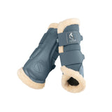 Eskadron Beenbeschermers Soft Mesh Fauxfur Steelblue