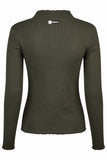 Eskadron Shirt Rib Dynamic Turtleneck Olijf