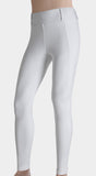 Riding leggings Equiline Cerk Junior Knee Grip White