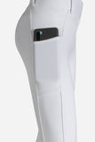 Riding leggings Equiline Cerk Junior Knee Grip White