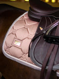 Equestrian Stockholm Saddle Pad Pink Crystal