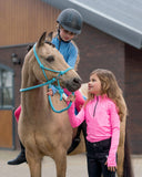 Touwhalster met teugel Fel Rood