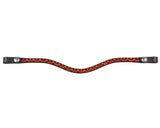 Browband Eldorado Black/Flame