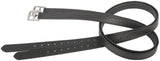 Stirrup Straps Plastic/Nylon Black