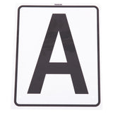 Plastic riding school letters