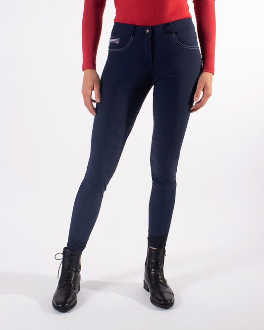 Riding breeches Nelah leg grip Navy