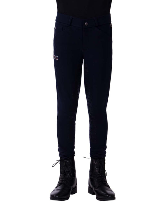 Novan Junior Navy Riding Breeches