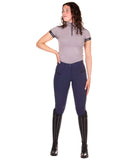 Riding Breeches Rylee Leg Grip Ladies Navy
