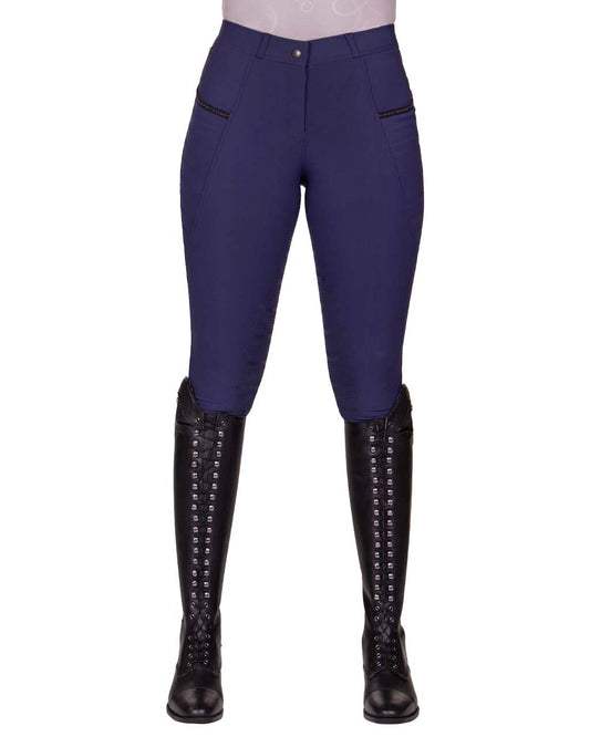 Riding Breeches Rylee Leg Grip Ladies Navy