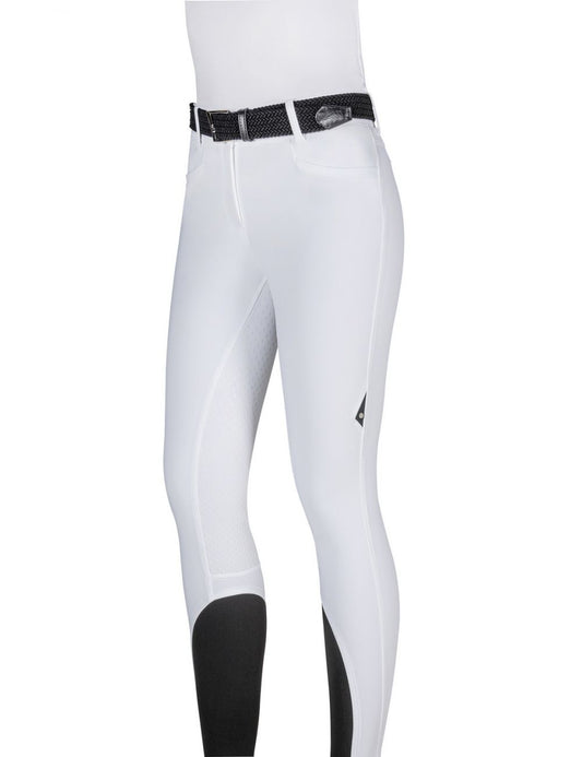 Riding breeches Equiline Adellek Full Grip Ladies White