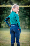Dokihorse Riding Leggings Rome Navy