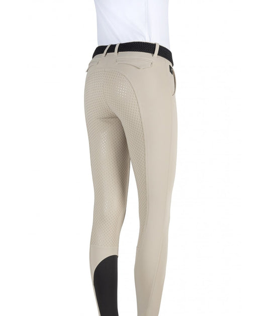 Rijbroek Equiline Julik Full Grip Dames Beige