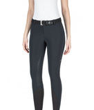 Equiline Rijbroek Julik Full Grip Dames Zwart
