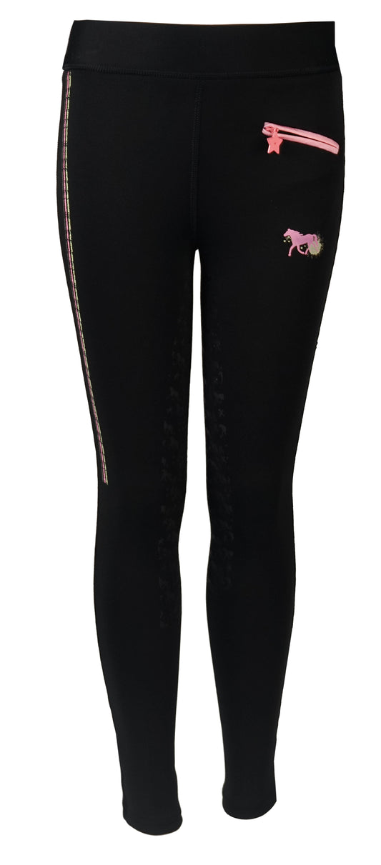 Riding leggings Bijoux Junior Deep Black