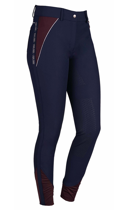 Riding Breeches Felicity Silicone Seat Blue Ladies