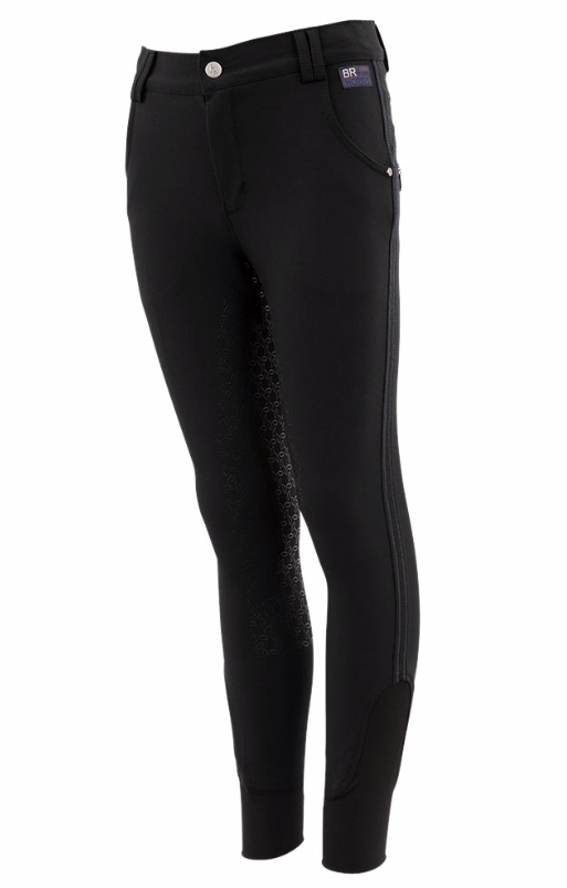 Riding breeches Sally Junior Jet Black