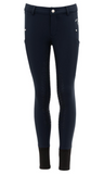 Riding breeches Softshell Bauke Junior Total Eclipse