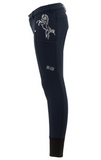 Riding breeches Softshell Bauke Junior Total Eclipse