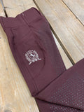 Dokihorse riding leggings Quinn junior Bordeaux