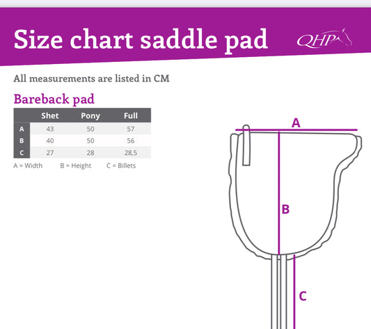 Bareback pad Fuchsia