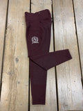 Dokihorse riding leggings Quinn junior Bordeaux